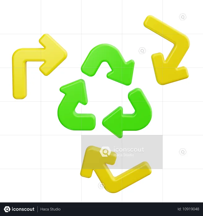 Recycling Symbol  3D Icon