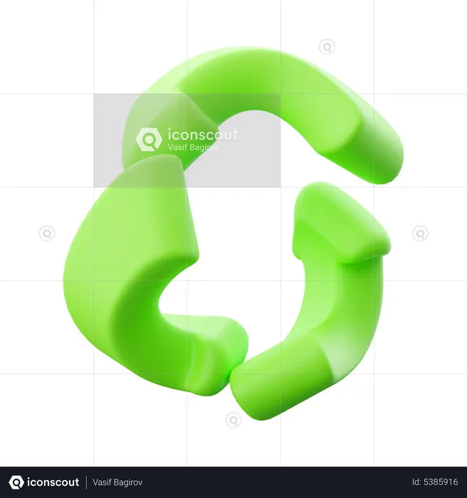 Recycling Symbol  3D Icon