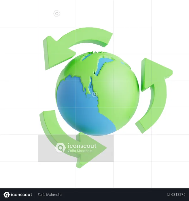 Recycling Symbol  3D Icon