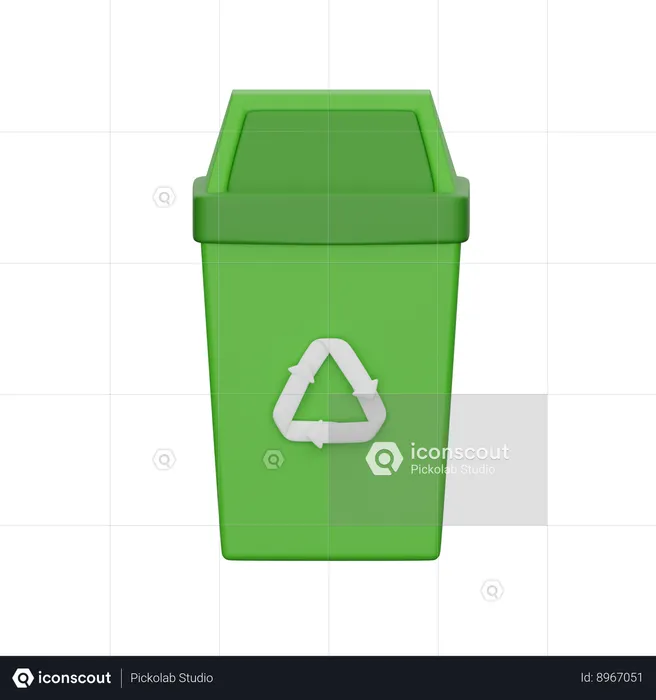 Recylce bin  3D Icon