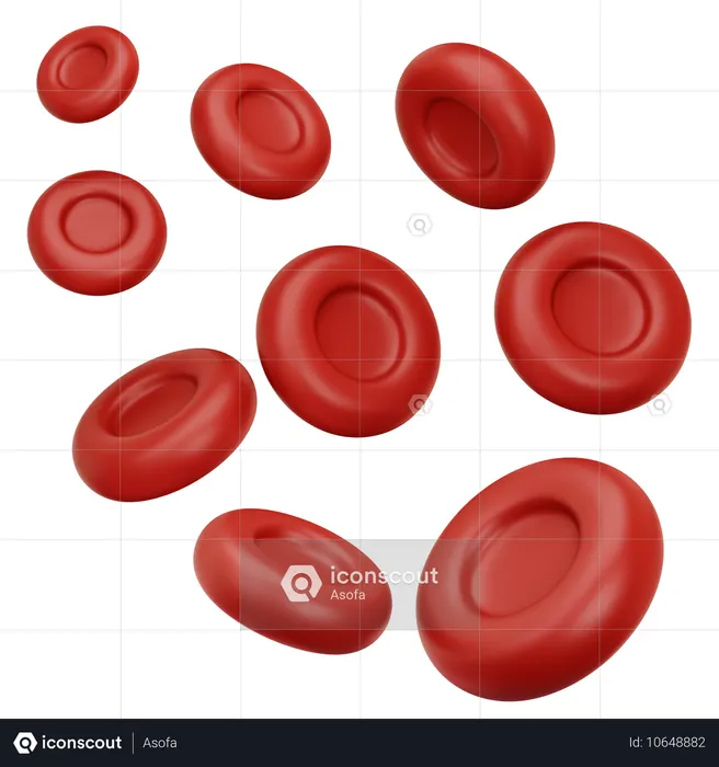 Red Blood Cell  3D Icon