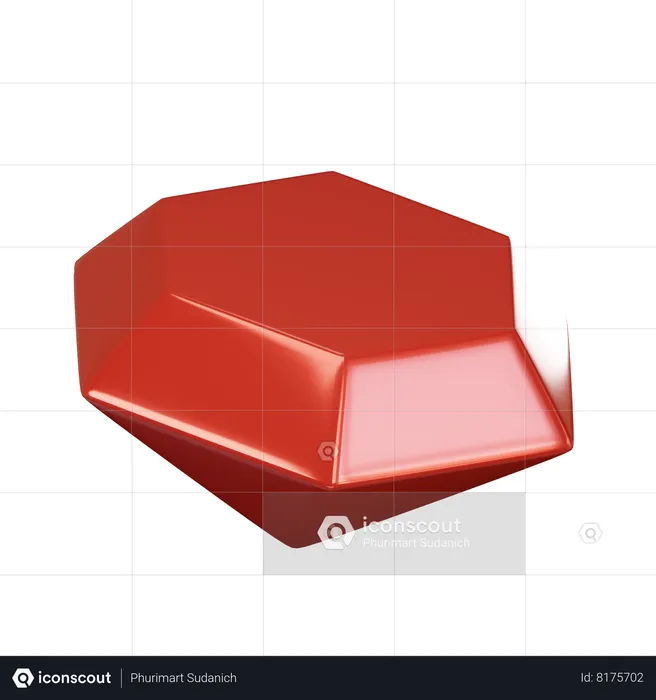Red Diamond  3D Icon