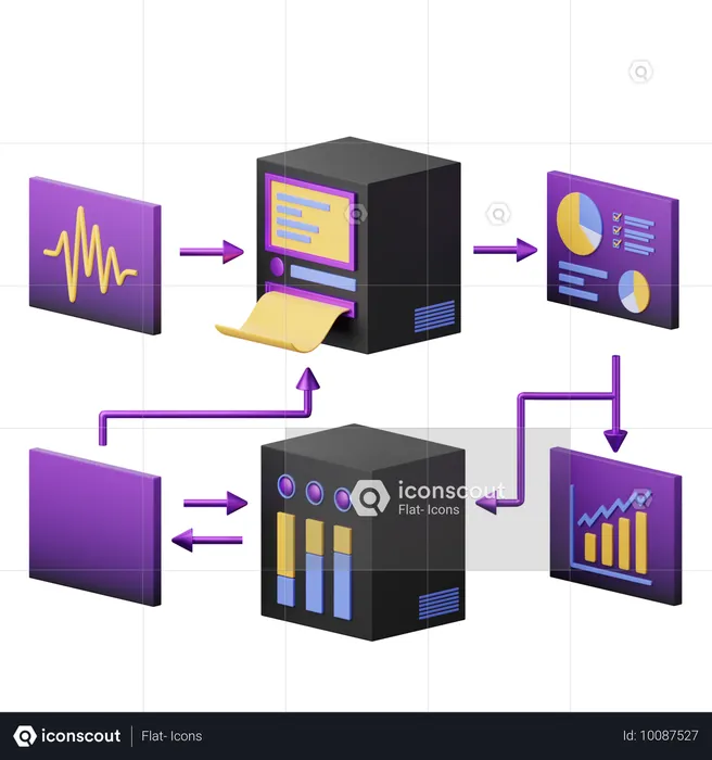 Red adversarial generativa  3D Icon