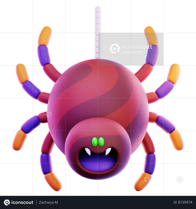 RED SPIDER  3D Icon