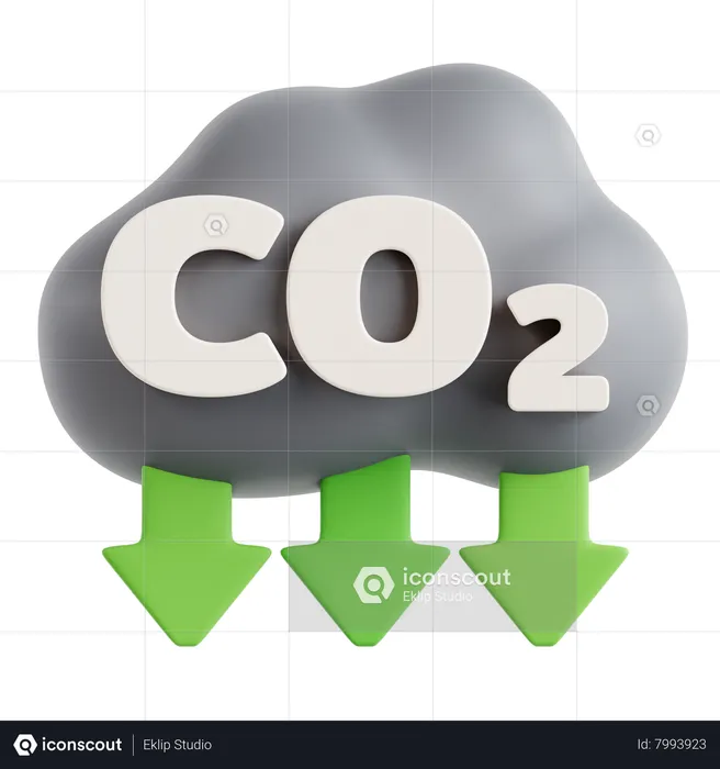 Reduce Emission  3D Icon