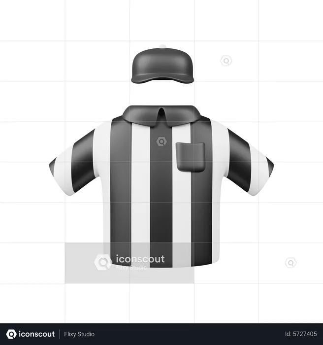 Referee Jersey  3D Icon