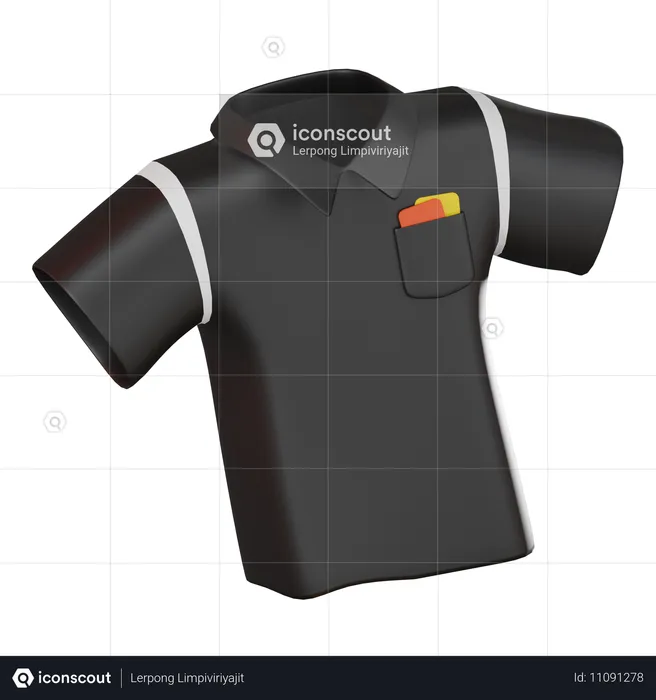 Referee T Shirt  3D Icon