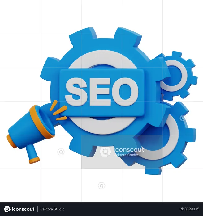 Promotion SEO  3D Icon