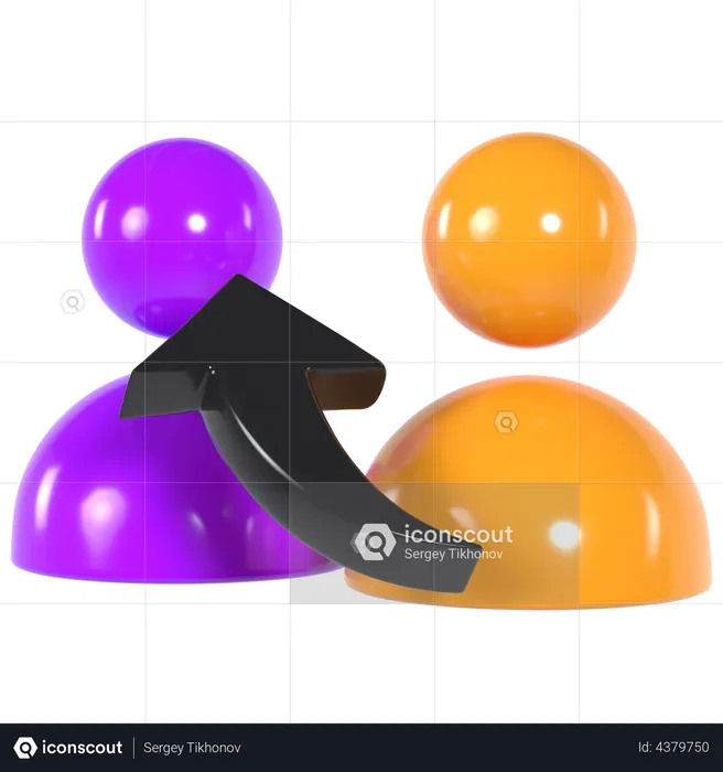 Referência de pessoa  3D Icon