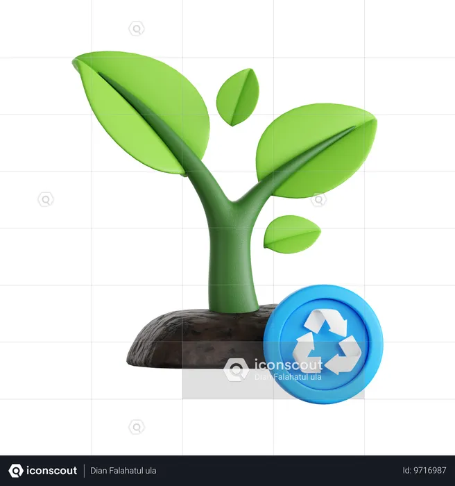 Reforestation  3D Icon