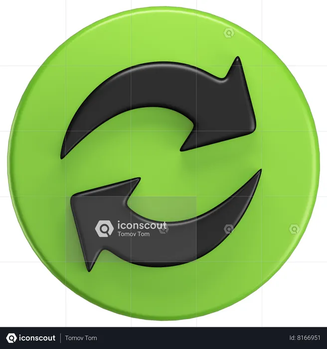 Refresh  3D Icon