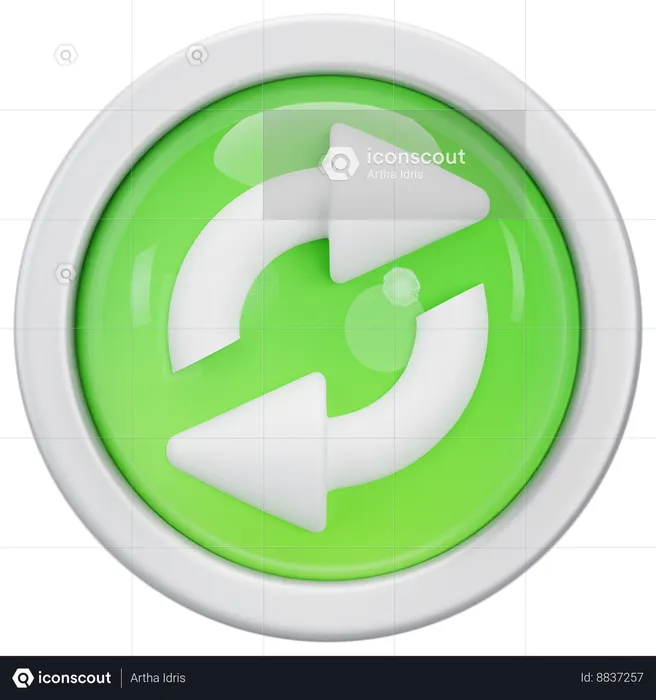 Refresh  3D Icon