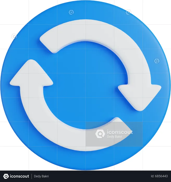 Refresh  3D Icon