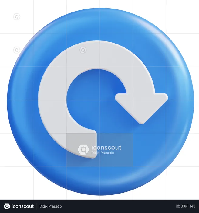 Refresh  3D Icon