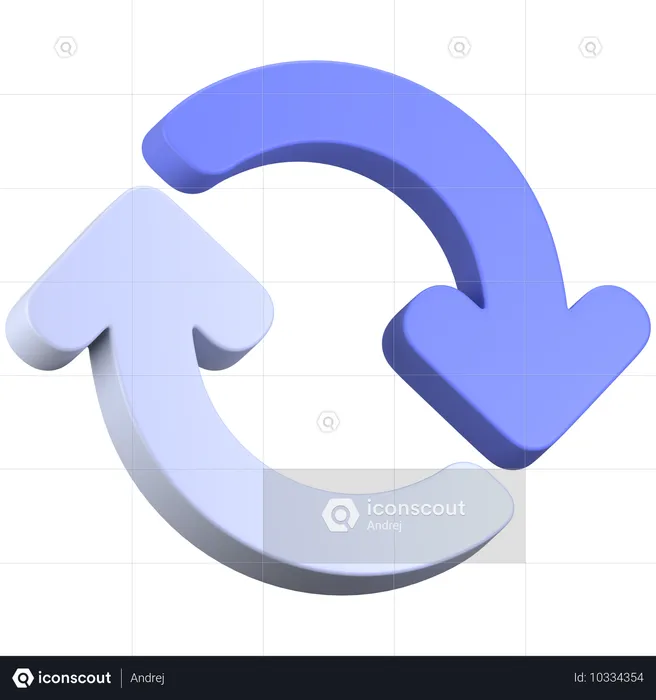 Refresh  3D Icon