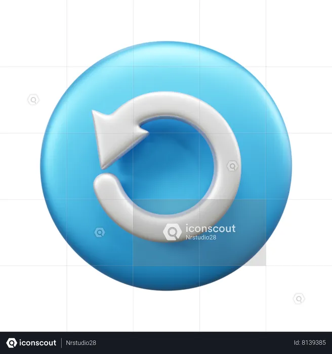 Refresh  3D Icon