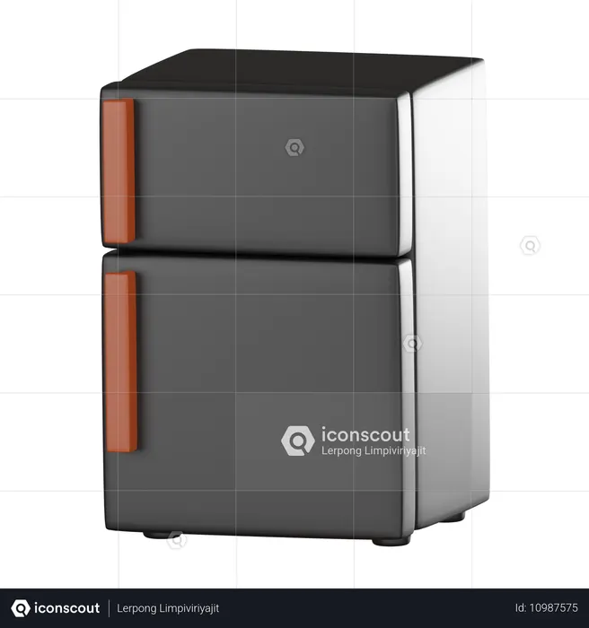 Refrigerador  3D Icon