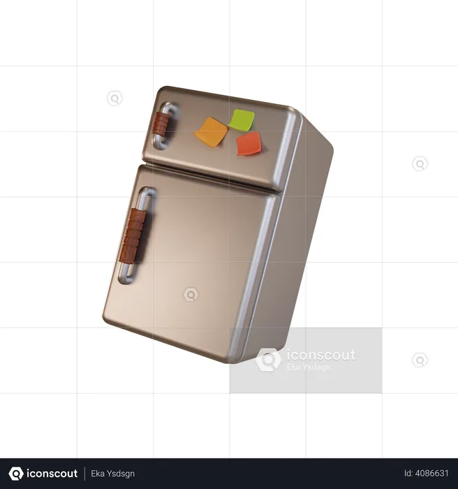 Refrigerador  3D Illustration