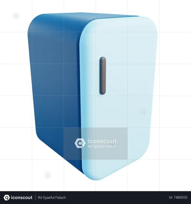 Refrigerador  3D Icon