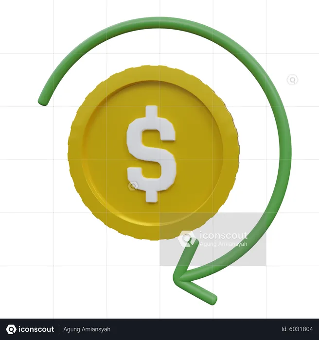 Refund  3D Icon