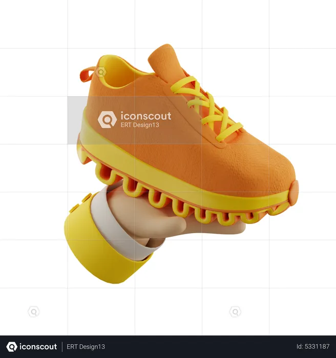 Dar zapatos para ti  3D Icon
