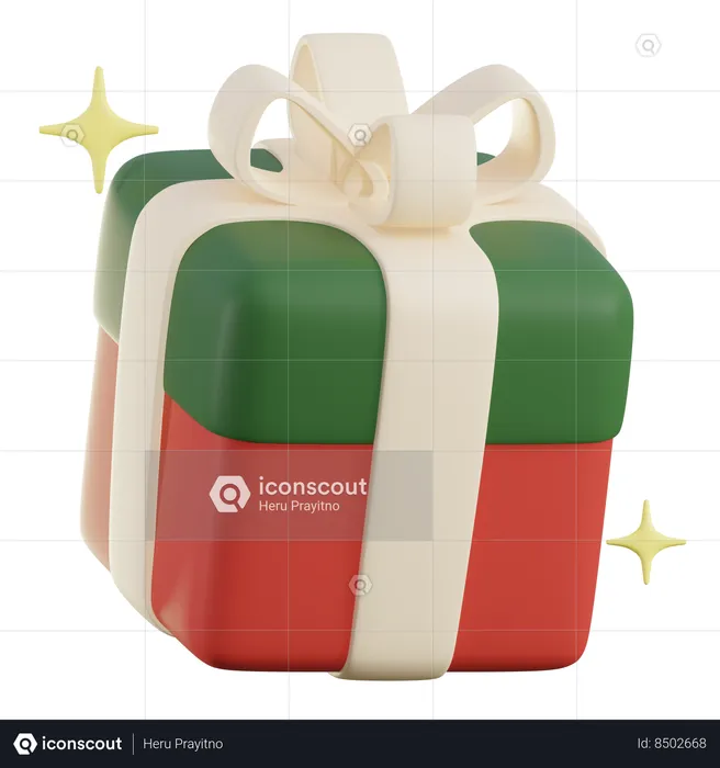 Regalo de Navidad  3D Icon