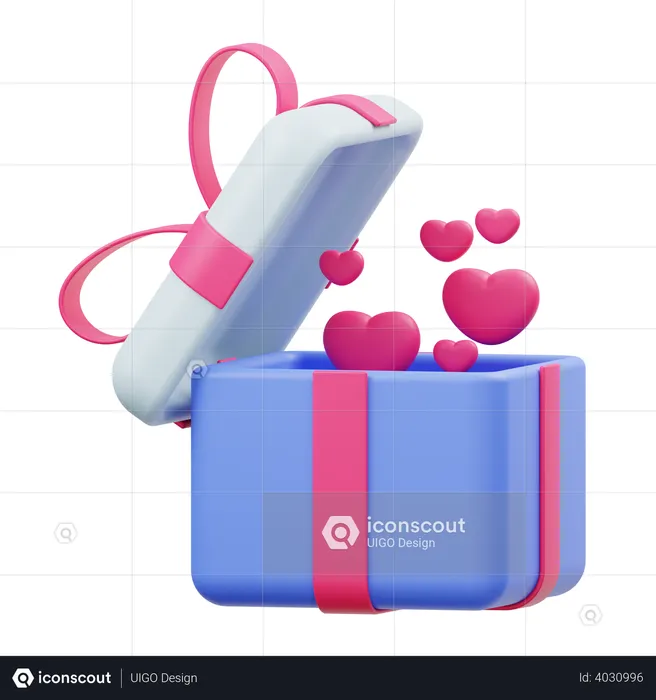 Regalo de san valentin  3D Icon
