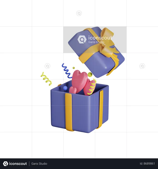 Regalo sorpresa  3D Icon