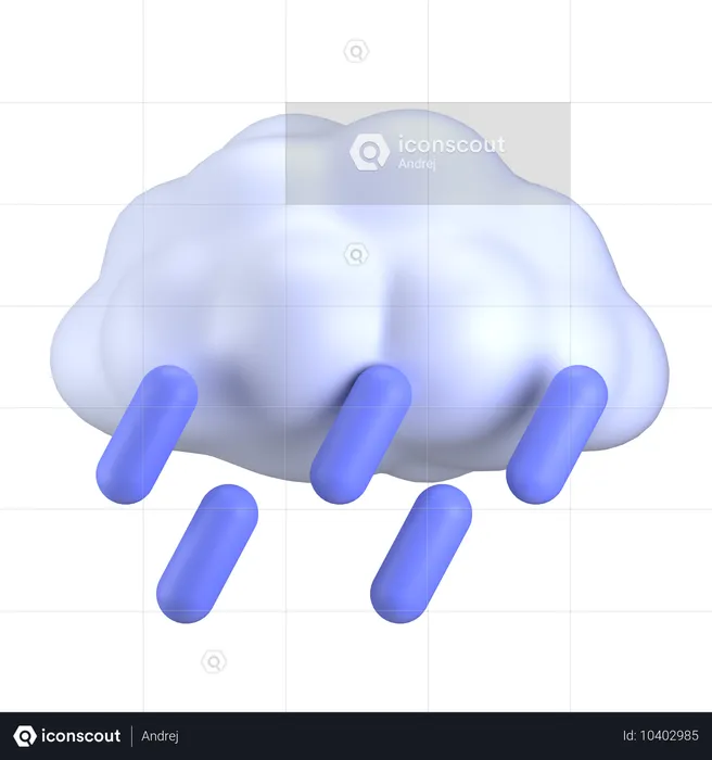 Regen  3D Icon