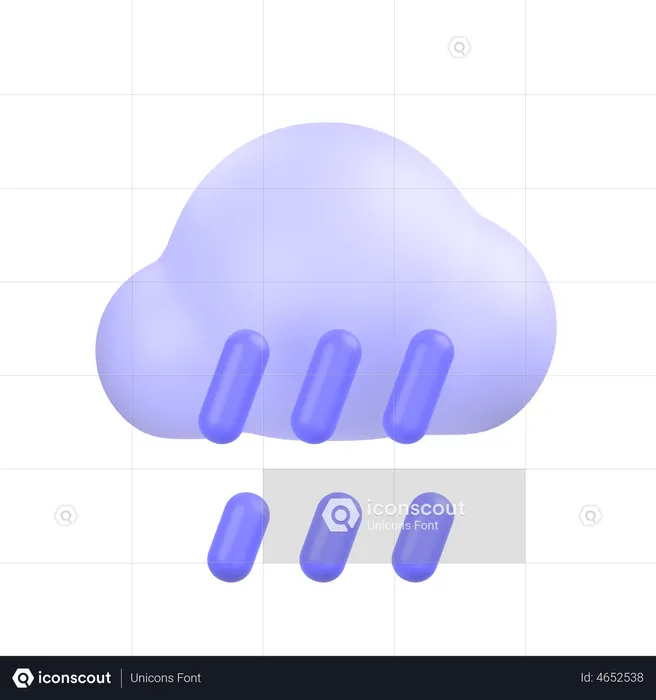 Regen  3D Icon