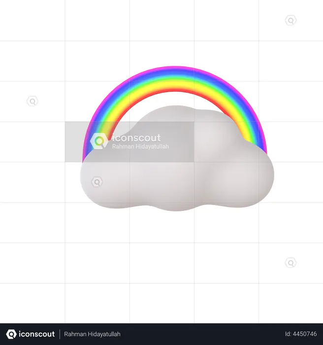 Regenbogen  3D Illustration