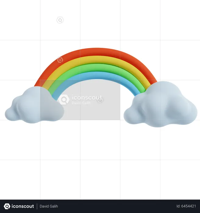 Regenbogen  3D Icon