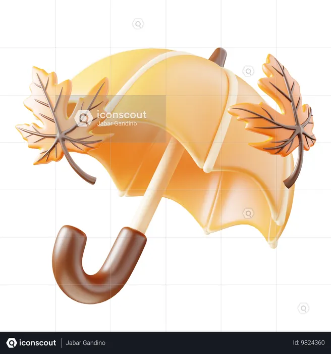 Regenschirm  3D Icon