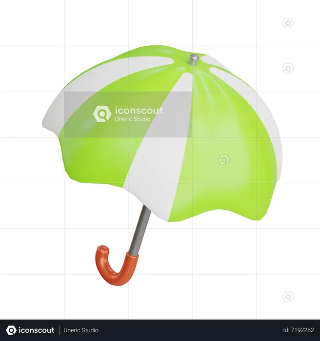 Regenschirm  3D Icon