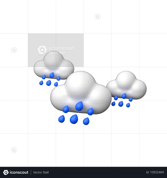 Regenzeit  3D Icon