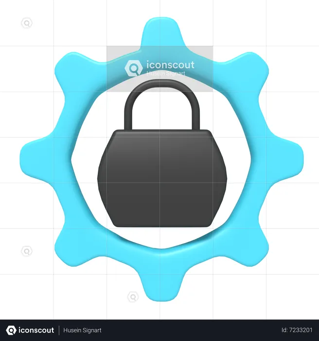 Réglage du cadenas  3D Icon