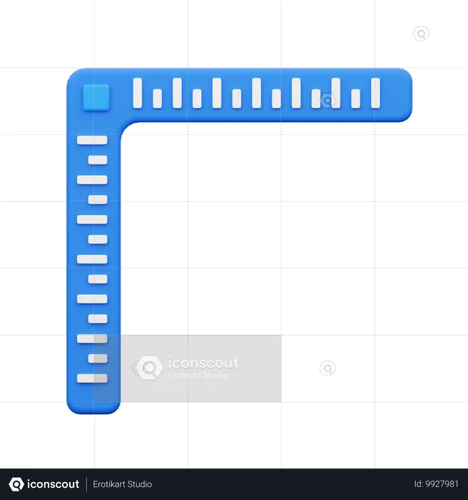 Barra de régua  3D Icon