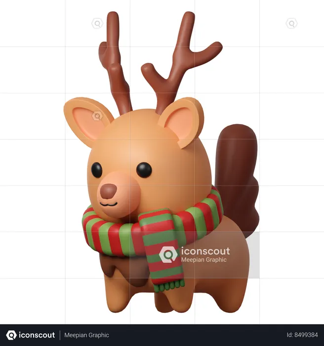 Reindeer  3D Icon