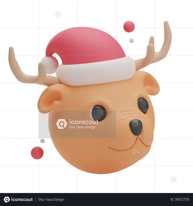 Reindeer  3D Icon