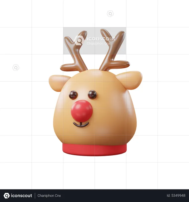 Reindeer  3D Icon