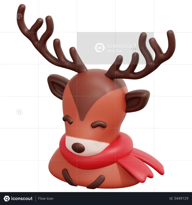 Reindeer  3D Icon