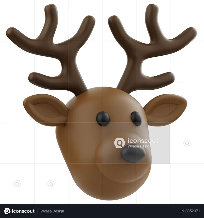 Reindeer  3D Icon