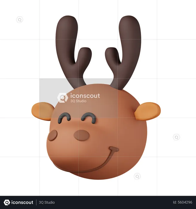 Reindeer  3D Icon