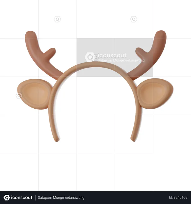 Reindeer Band  3D Icon