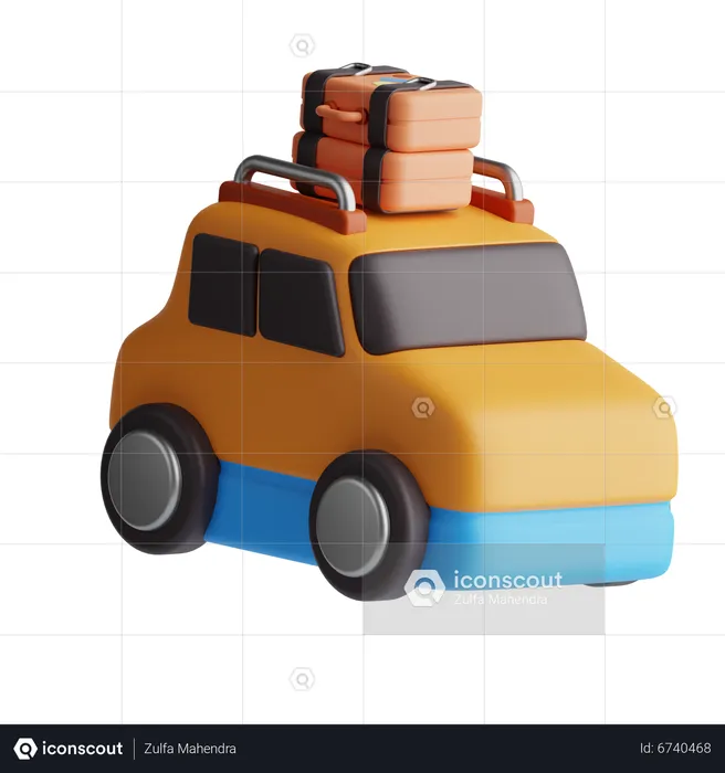 Reisewagen  3D Icon
