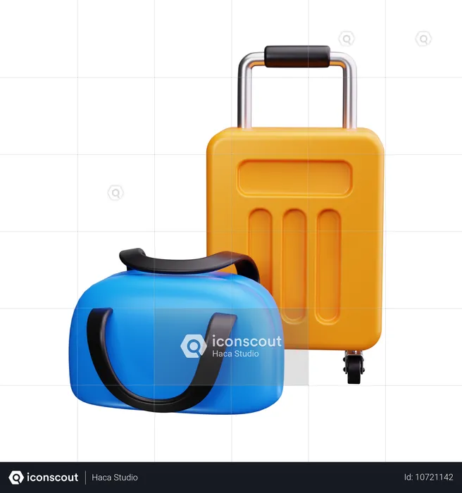 Reisetasche  3D Icon