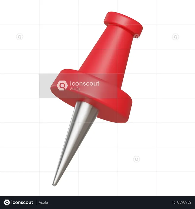 Reißzwecke  3D Icon