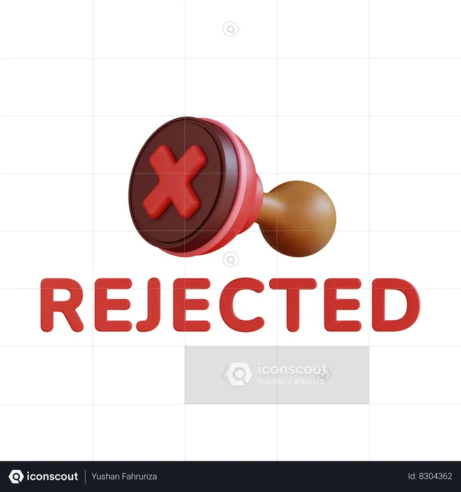 Rejected  3D Icon