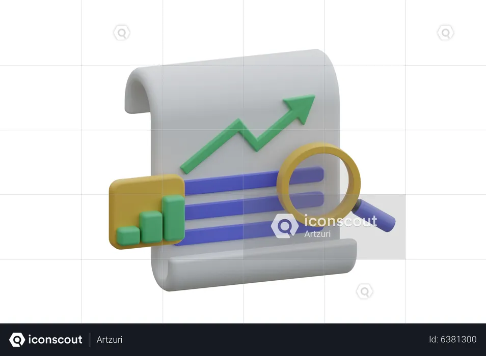 Relatório analítico  3D Icon