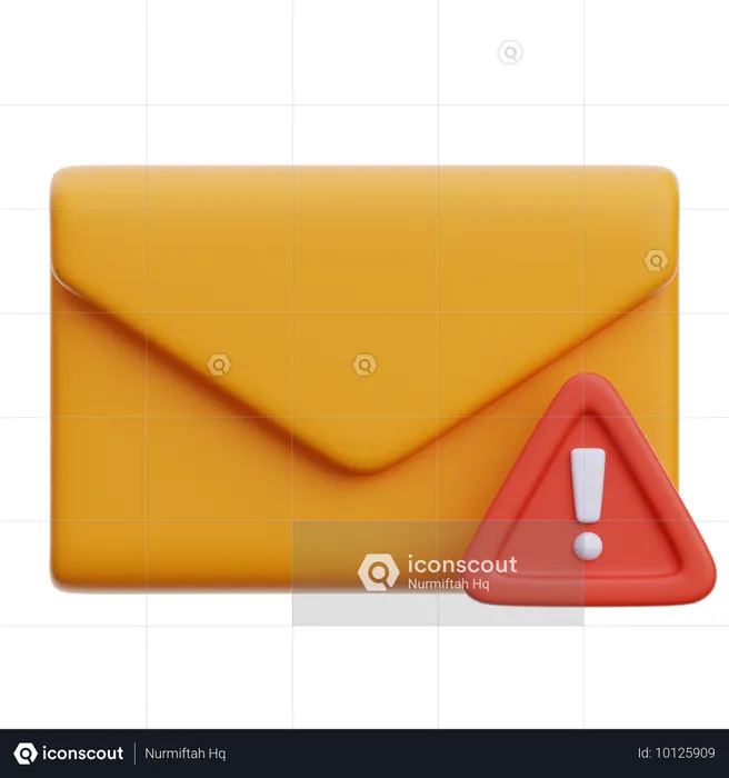 E-mail de relatório  3D Icon